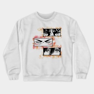 Attack on Titan Eren, Armin and Mikasa Crewneck Sweatshirt